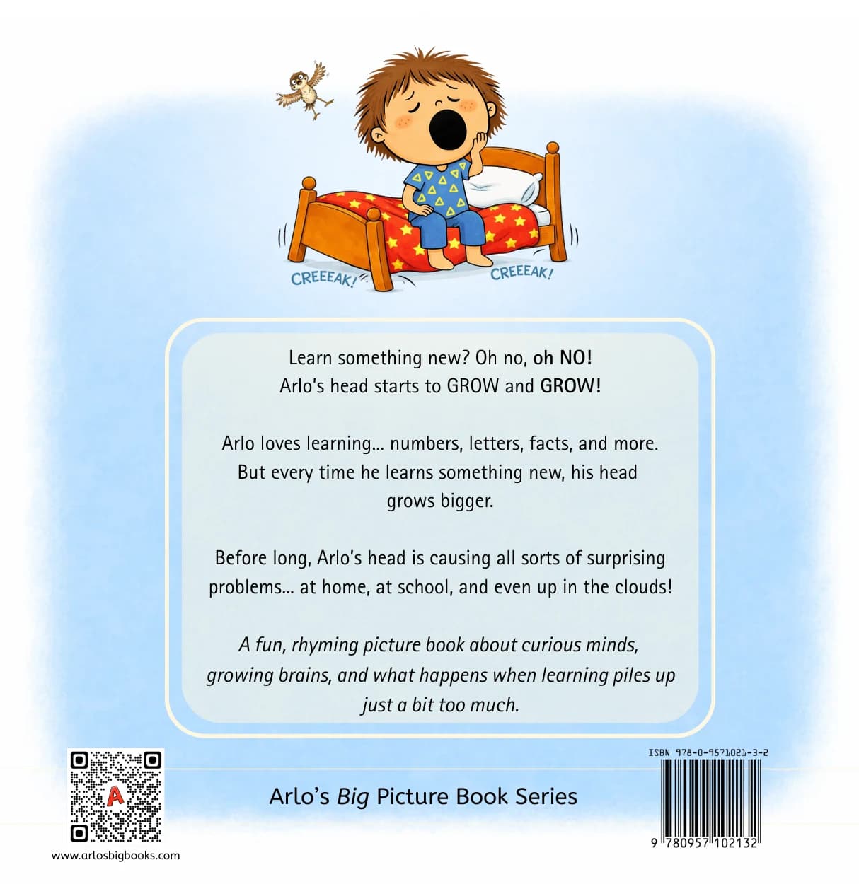 Arlo's Big Head back cover