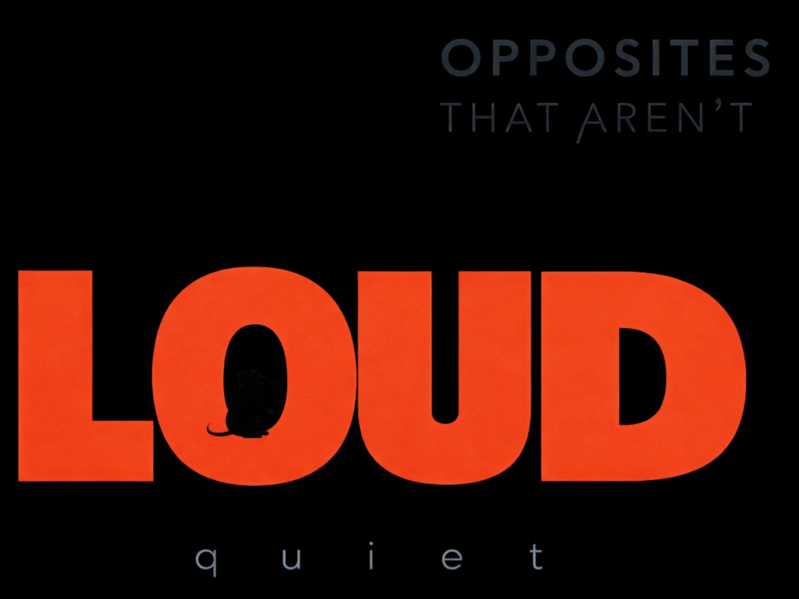 Loud and quiet artwork