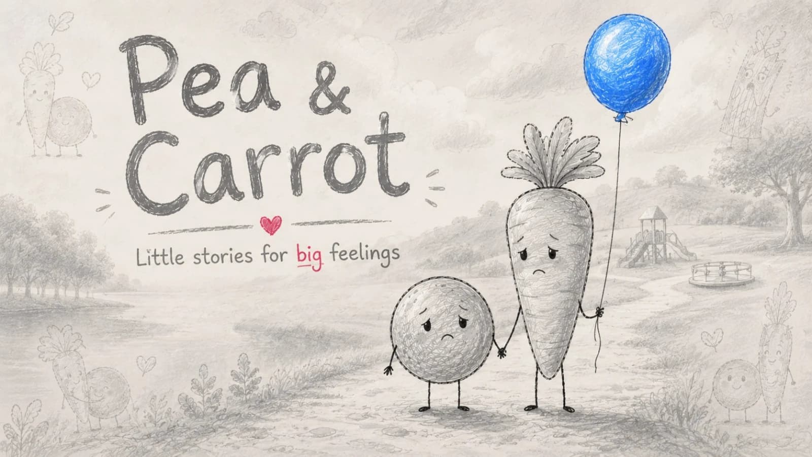 Illustrated hero image for Picture Books About Sadness for Young Children