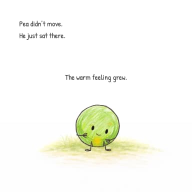 Another spread from Pea & Carrot The Happy Book
