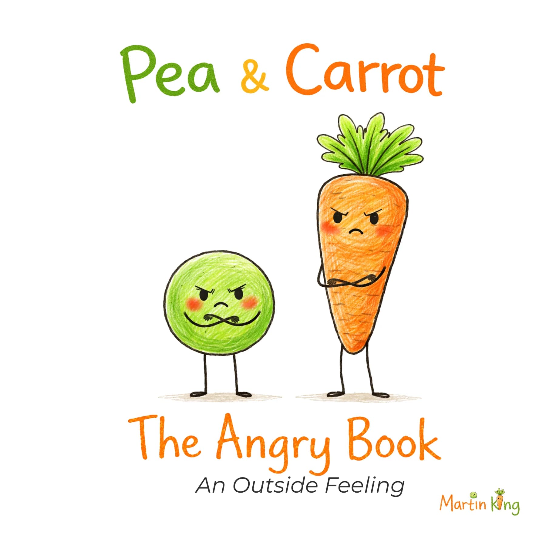 Pea & Carrot The Angry Book cover