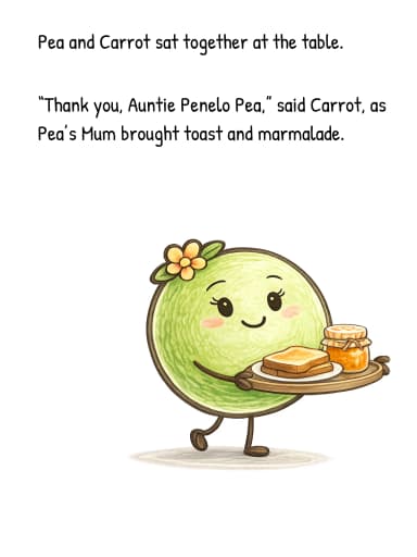 Pea & Carrot The Hungry Book review graphic