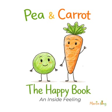 Pea & Carrot The Happy Book cover